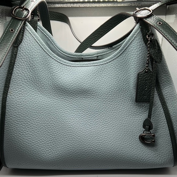 Coach Handbags - Coach Lori Shoulder Bag Colorblock Pewter/Sage